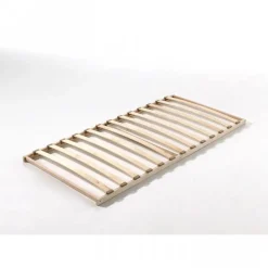 Lit avec table de chevet 'Alex' industriel