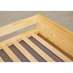 Lit banquette gigogne en pin massif 3 couchages 90x200cm BLANDINE