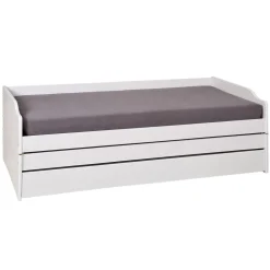 Lit banquette gigogne en pin massif 3 couchages 90x200cm BLANDINE