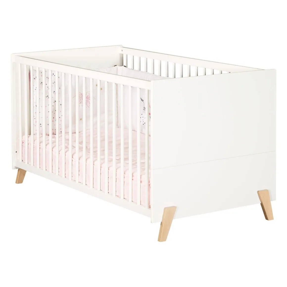 Lit bébé évolutif Little Big Bed 140x70cm JOY coloris naturel