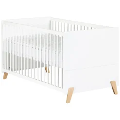 Lit bébé évolutif Little Big Bed 140x70cm JOY coloris naturel
