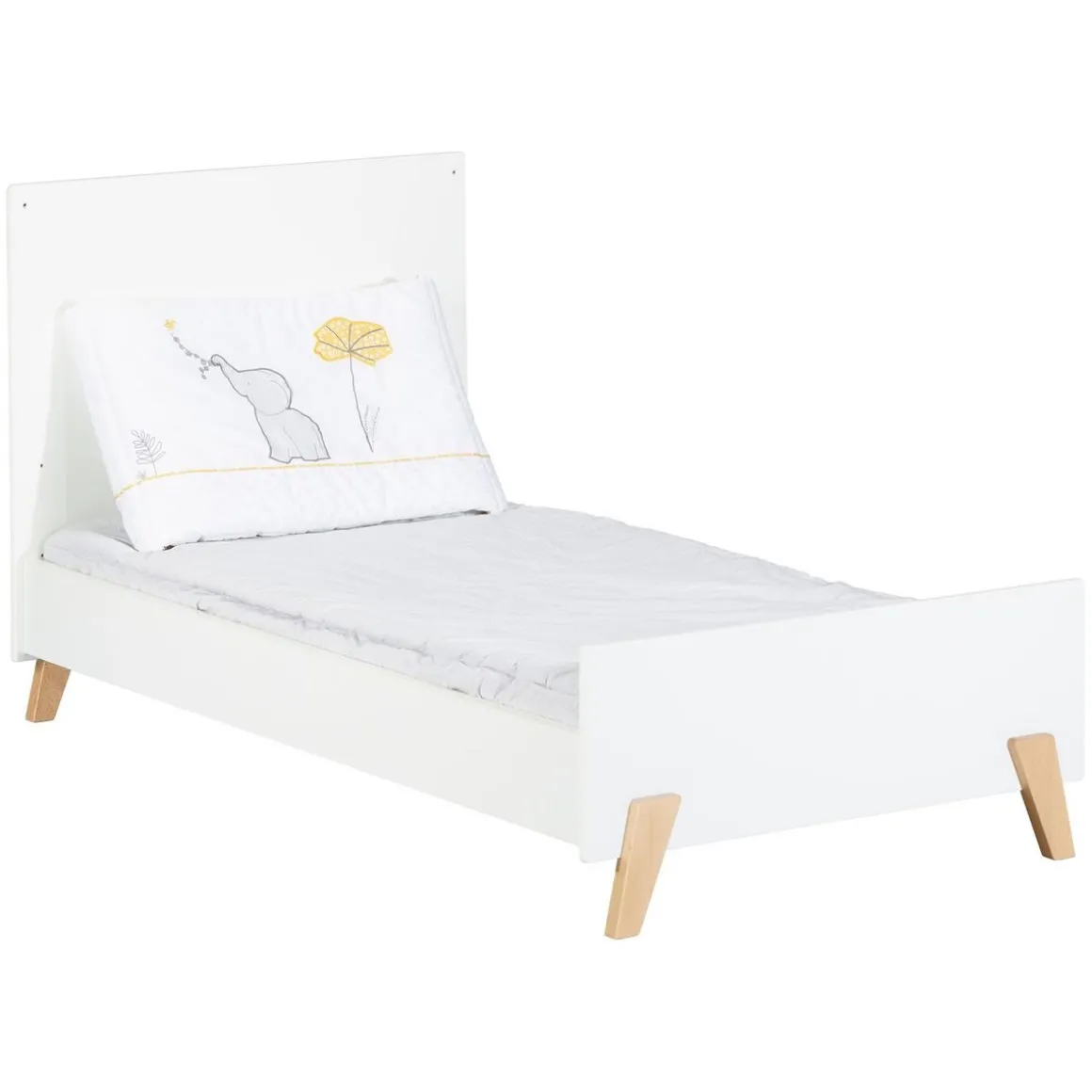 Lit bébé évolutif Little Big Bed 140x70cm JOY coloris naturel