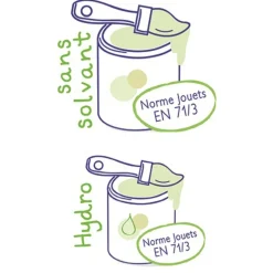 Lit bébé 60x120 cm NEW LEAF