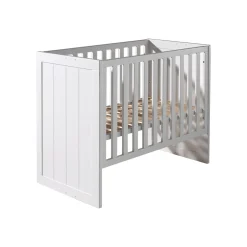 Lit bébé 60x120 Sommier inclus Erik - Blanc