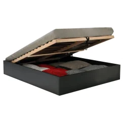 Lit coffre avec sommier relevable 140x190 cm BARCELONA