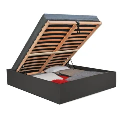 Lit coffre avec sommier relevable 140x190 cm BARCELONA