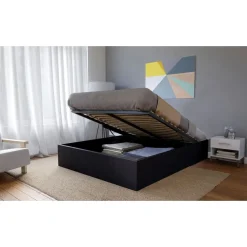 Lit coffre TORINO 160 x 200 cm + sommier TIVOLI