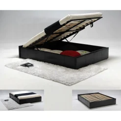 Lit coffre TORINO 160 x 200 cm + sommier TIVOLI