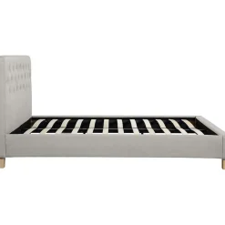 Lit double Emmy - 140 x 190 cm - Beige