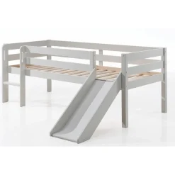 Lit enfant mi-hauteur 90 x 200 cm avec toboggan WEPPES