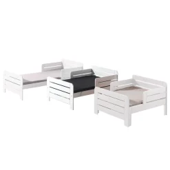 Lit enfant évolutif 90x140-200 cm pin massif JUMP
