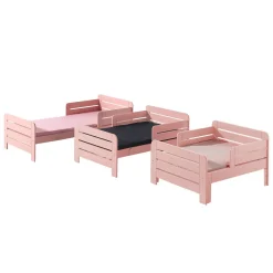 Lit enfant évolutif 90x140-200 cm pin massif JUMP