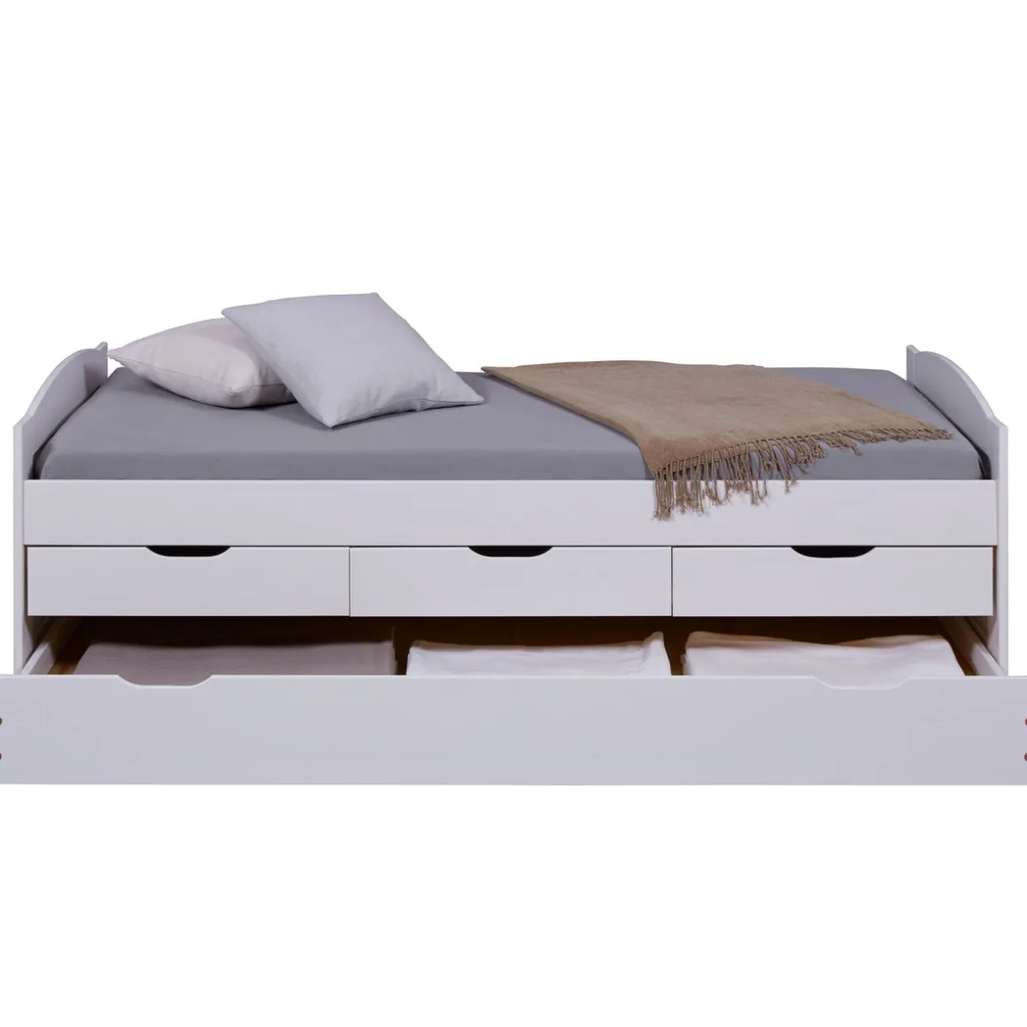 Lit gigogne 2 couchages 90x200 cm + 3 tiroirs ULLI