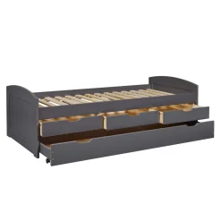 Lit gigogne 2 couchages 90x200 cm + 3 tiroirs ULLI