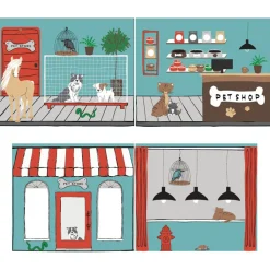 Lit Mi-Hauteur 90x200 sommier inclus housse Pet Shop Pino - Bois