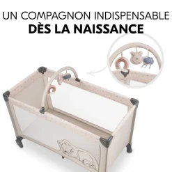 Lit parapluie Dream N Play + Matelas pour lit parapluie Sleeper Winnie l'ourson Beige