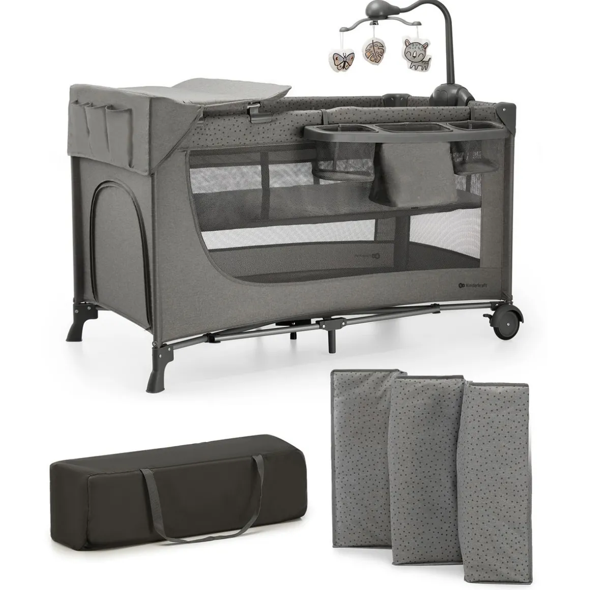 Lit parapluie 3en1 JOY 2 avec accessoires