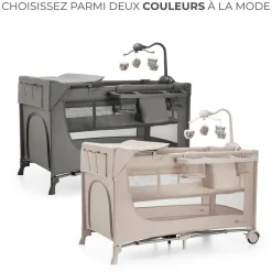 Lit parapluie 3en1 JOY 2 avec accessoires