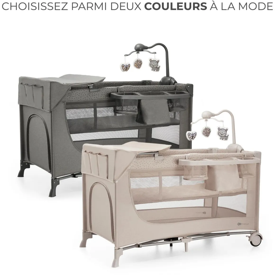 Lit parapluie 3en1 JOY 2 avec accessoires