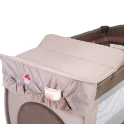 Lit parapluie, Lit bébé pliant, Lit de voyage réglable 132x75x104cm + 1 Sac de Rangement