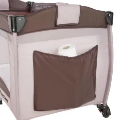 Lit parapluie, Lit bébé pliant, Lit de voyage réglable 132x75x104cm + 1 Sac de Rangement