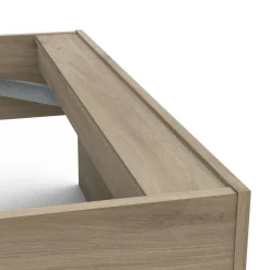 Lit 90x190/200 cm avec rangements 1 tiroir 1 niche LOREDANA