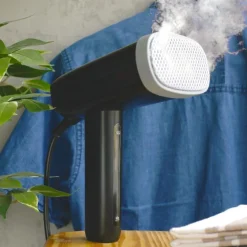 Livoo Defroisseur a vapeur compact 800 W Noir et blanc