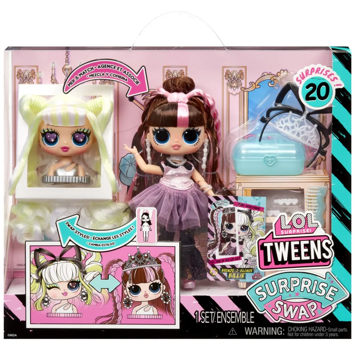 Lol surprise tweens swap blond billie poupées