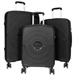 Lot 3 valises rigides dont 1 valise cabine TSA