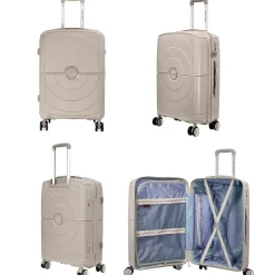 Lot 3 valises rigides dont 1 valise cabine TSA