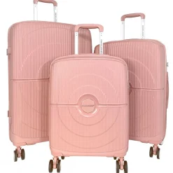 Lot 3 valises rigides dont 1 valise cabine TSA