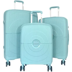 Lot 3 valises rigides dont 1 valise cabine TSA