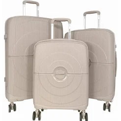 Lot 3 valises rigides dont 1 valise cabine TSA