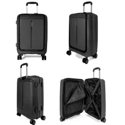 Lot 3 valises rigides dont 1 cabine porte-ordinateur 17 TSA