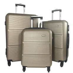 Lot 3 valises rigides dont 1 valise cabine