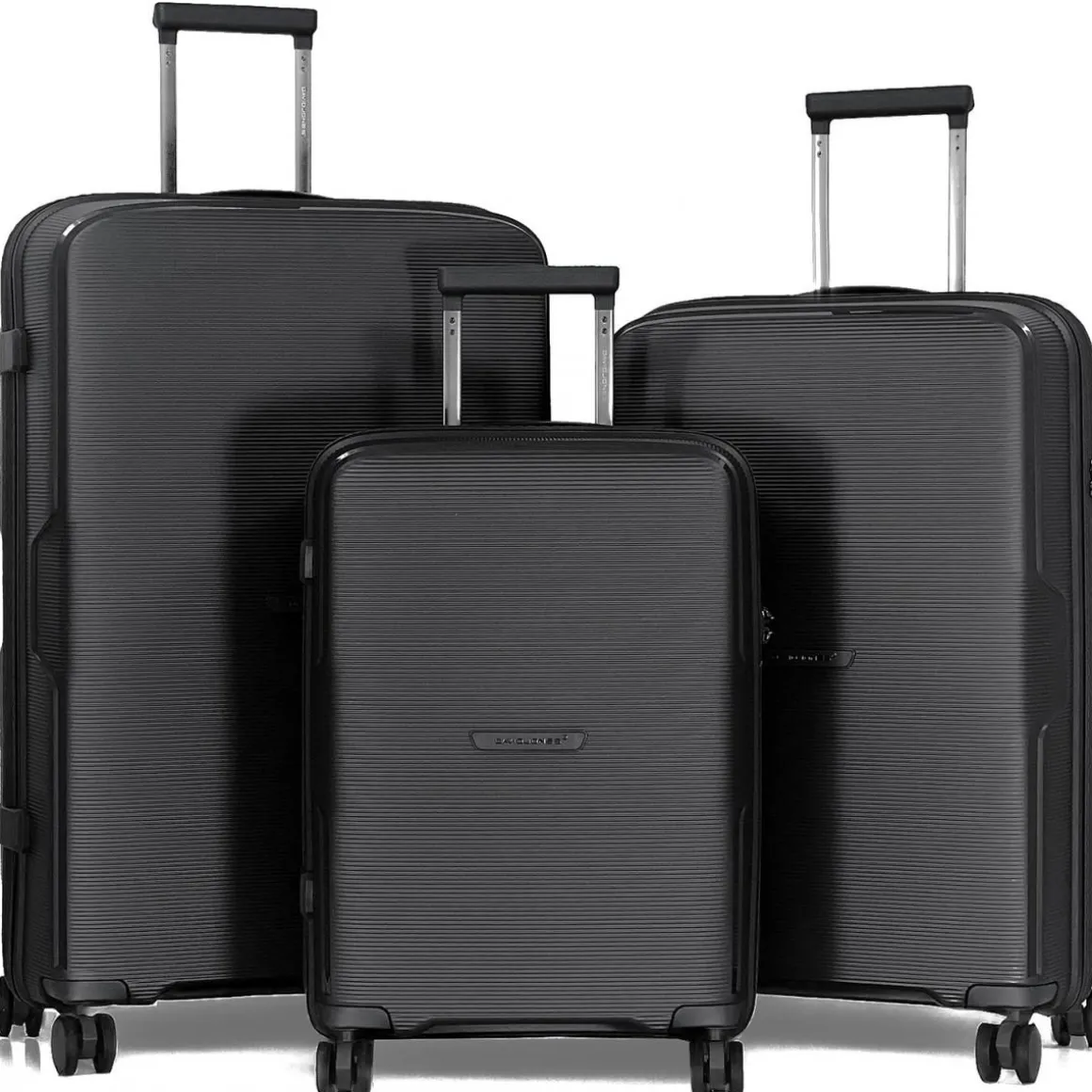 Lot 3 valises rigides dont 1 valise cabine TSA