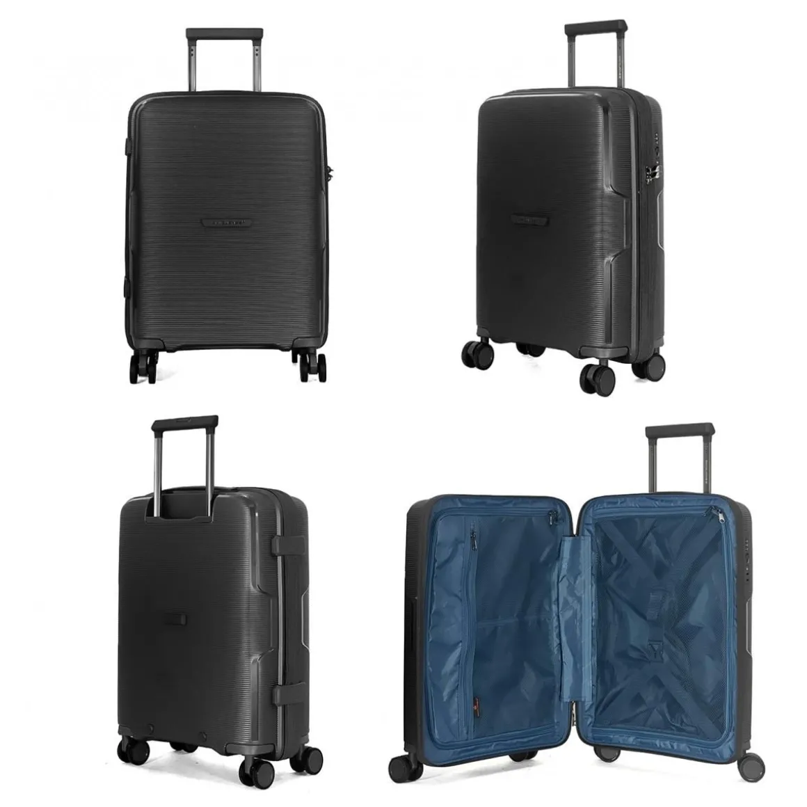 Lot 3 valises rigides dont 1 valise cabine TSA
