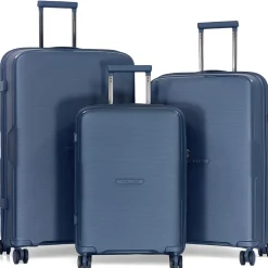 Lot 3 valises rigides dont 1 valise cabine TSA
