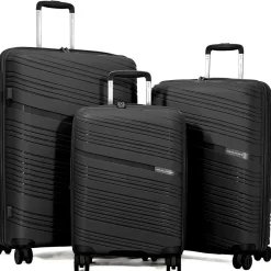 Lot 3 valises rigides dont 1 cabine TSA