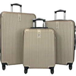 Lot 3 valises rigides dont 1 valise cabine
