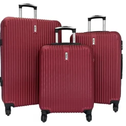 Lot 3 valises rigides dont 1 valise cabine