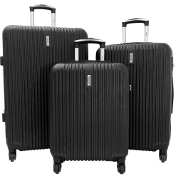 Lot 3 valises rigides dont 1 valise cabine