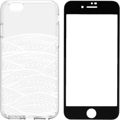 Lot coque + protection d'écran pour iPhone 6/6S - Transparent