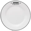 Lot de 6 Assiettes Plates Bistrot 26cm Blanc