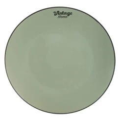 Lot de 6 Assiettes Plates Be Vintage 27cm Vert