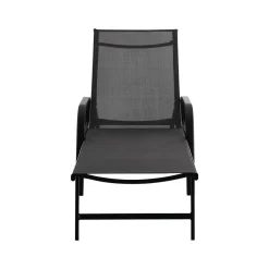 Lot de 2 Bains de soleil en métal Farniente - Gris