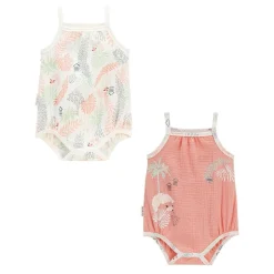 Lot de 2 bodies bébé à bretelles Cilaos