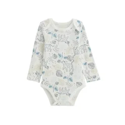 Lot de 2 bodies bébé manches longues Félintrépide