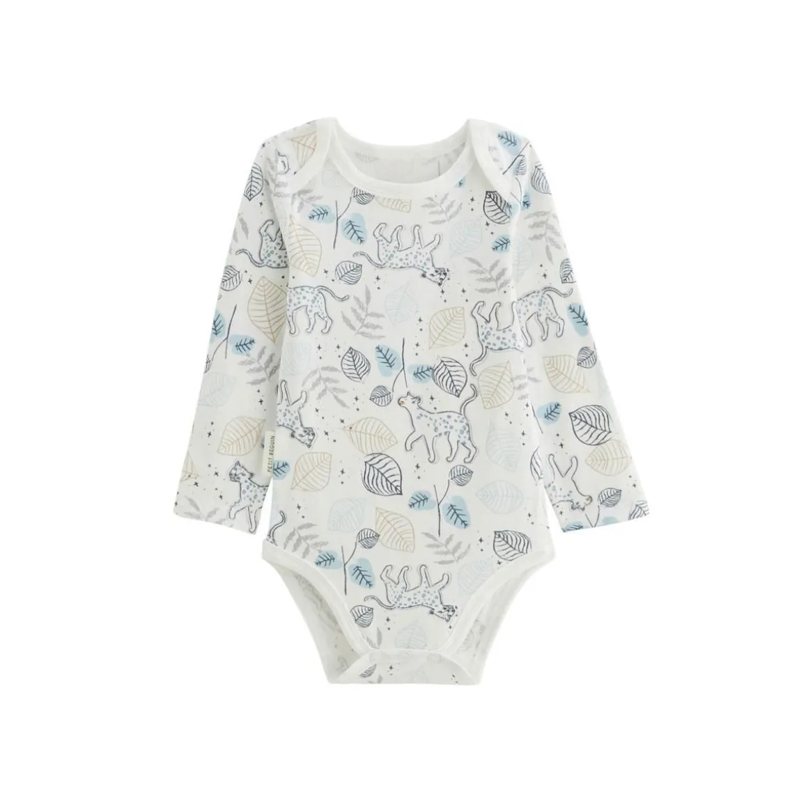 Lot de 2 bodies bébé manches longues Félintrépide