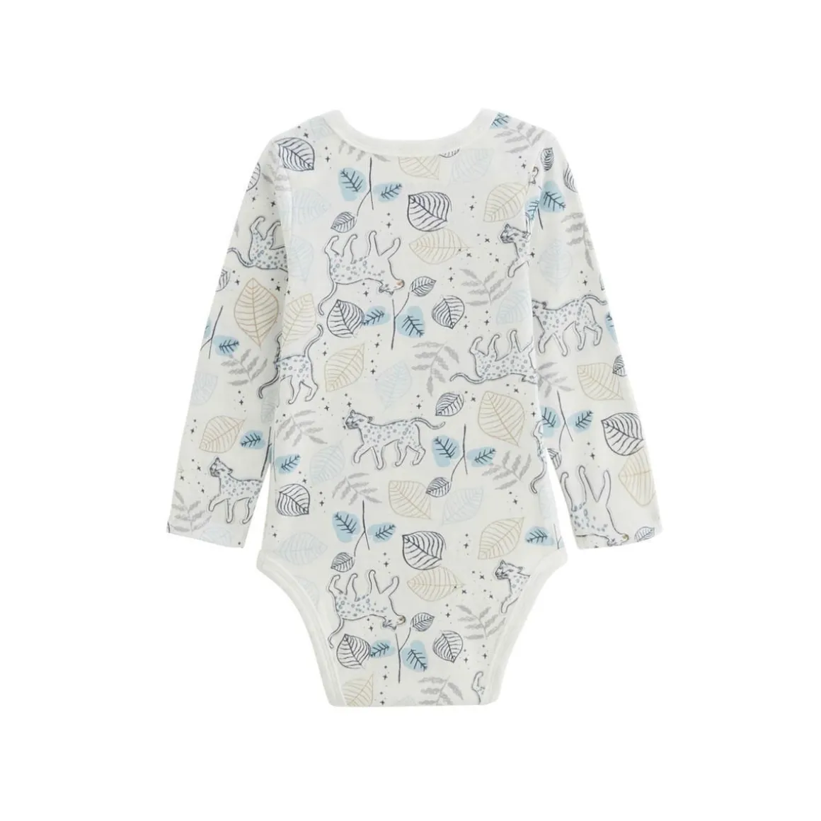 Lot de 2 bodies bébé manches longues Félintrépide